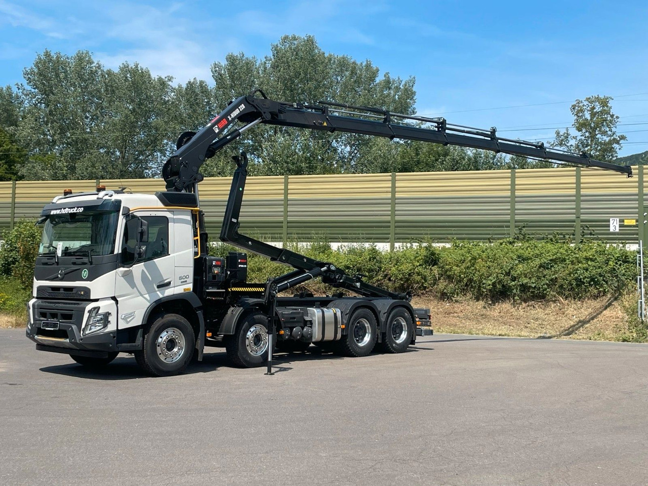 Volvo FMX 500 8x4 Abrollkipper + Kran Hiab 228-6 - Hákový nosič kontajnerov, Auto s hydraulickou rukou: obrázok 1 Volvo FMX 500 8x4 Abrollkipper + Kran Hiab 228-6 - Hákový nosič kontajnerov, Auto s hydraulickou rukou: obrázok 1