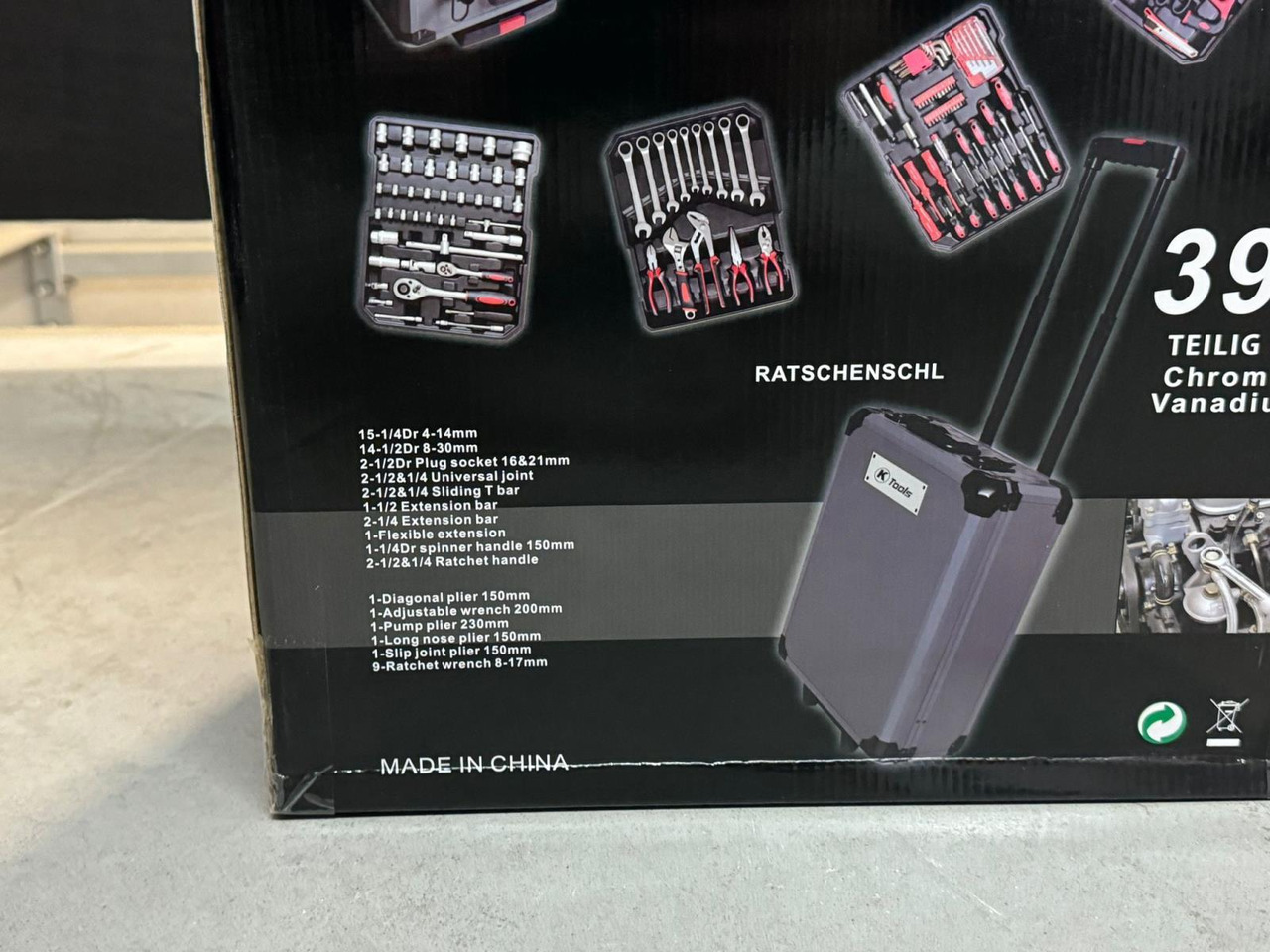 KTools gereedschapskoffer 399PCS - Vybavenie garáže/ Dielne: obrázok 3 KTools gereedschapskoffer 399PCS - Vybavenie garáže/ Dielne: obrázok 3