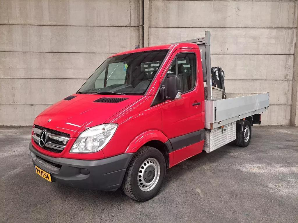 Mercedes-Benz Sprinter 313 CDI 2.2 AUT Open laadbak met Hiab 008T kraan 9-VJT-34 - Dodávka valník: obrázok 1 Mercedes-Benz Sprinter 313 CDI 2.2 AUT Open laadbak met Hiab 008T kraan 9-VJT-34 - Dodávka valník: obrázok 1