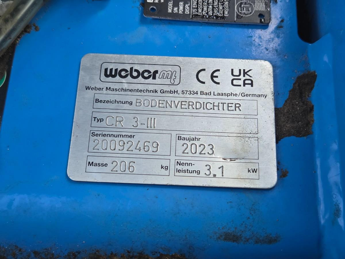 Weber CR3 Trilplaat 2023 - Vibračná doska: obrázok 2 Weber CR3 Trilplaat 2023 - Vibračná doska: obrázok 2
