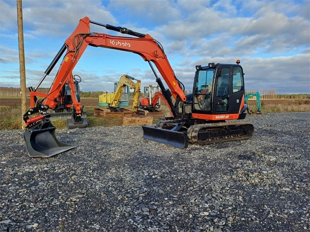 Kubota KX080-4a Pyörittäjällä - Mini rýpadlo: obrázok 1 Kubota KX080-4a Pyörittäjällä - Mini rýpadlo: obrázok 1