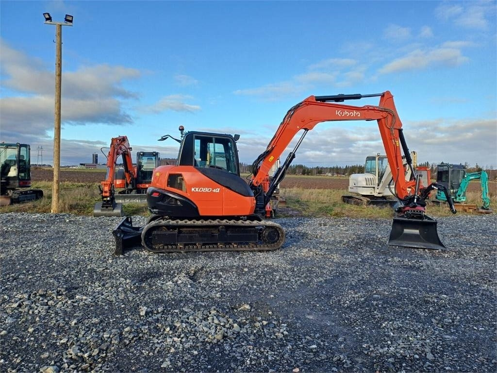 Kubota KX080-4a Pyörittäjällä - Mini rýpadlo: obrázok 5 Kubota KX080-4a Pyörittäjällä - Mini rýpadlo: obrázok 5