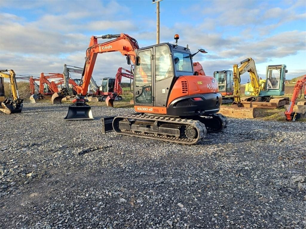 Kubota KX080-4a Pyörittäjällä - Mini rýpadlo: obrázok 3 Kubota KX080-4a Pyörittäjällä - Mini rýpadlo: obrázok 3