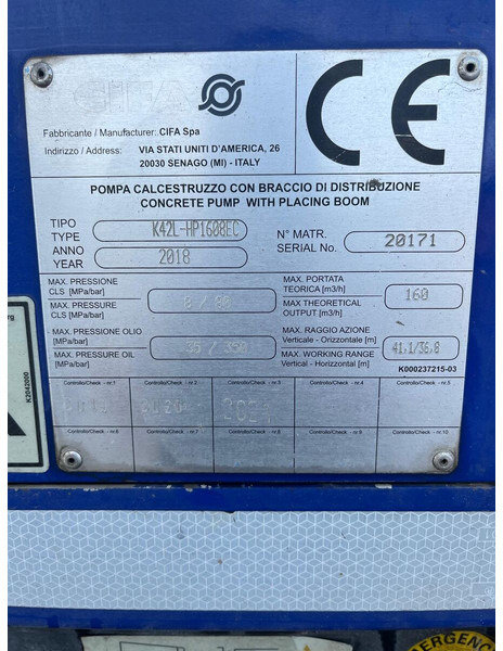 Volvo FMX K-series 42 L - Stacionárne čerpadlo betónu: obrázok 4 Volvo FMX K-series 42 L - Stacionárne čerpadlo betónu: obrázok 4