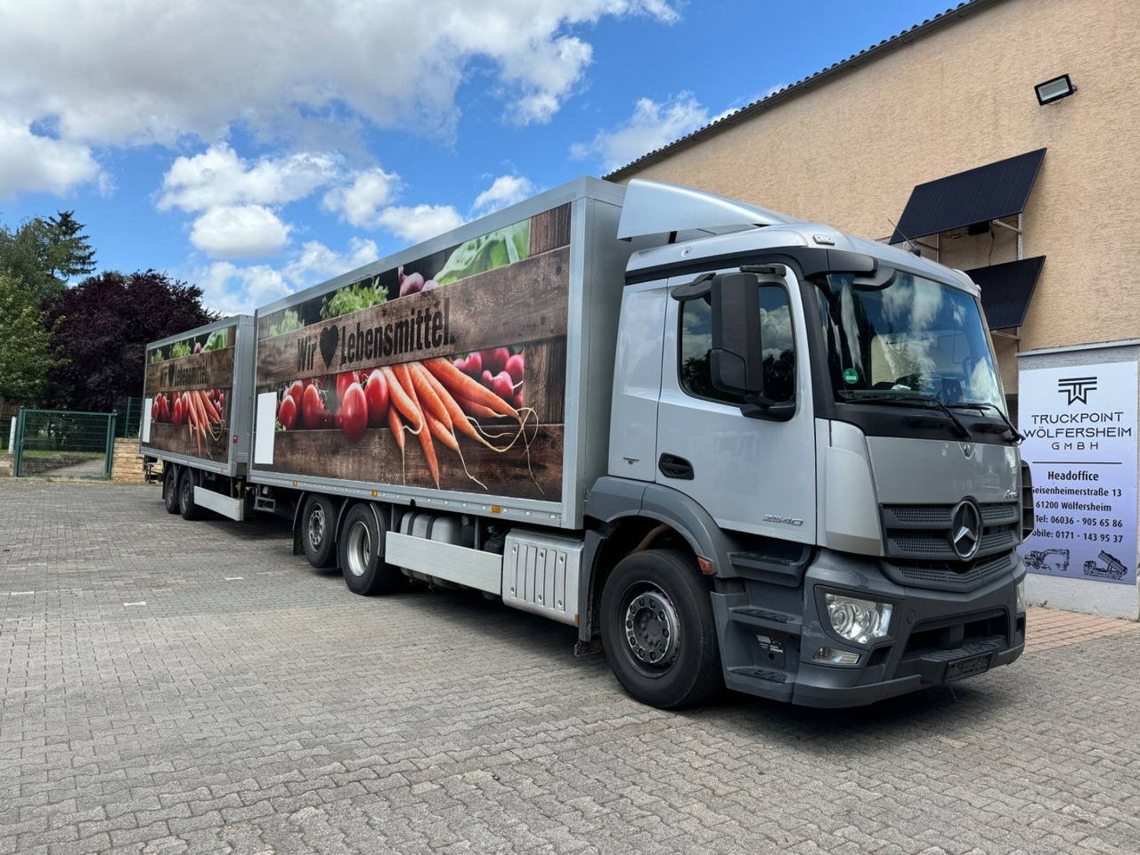 Mercedes-Benz Antos 2540/Durchladbar/Frigoblock/2x LBW/kpl.Zug - Chladirenské nákladné vozidlo: obrázok 1 Mercedes-Benz Antos 2540/Durchladbar/Frigoblock/2x LBW/kpl.Zug - Chladirenské nákladné vozidlo: obrázok 1