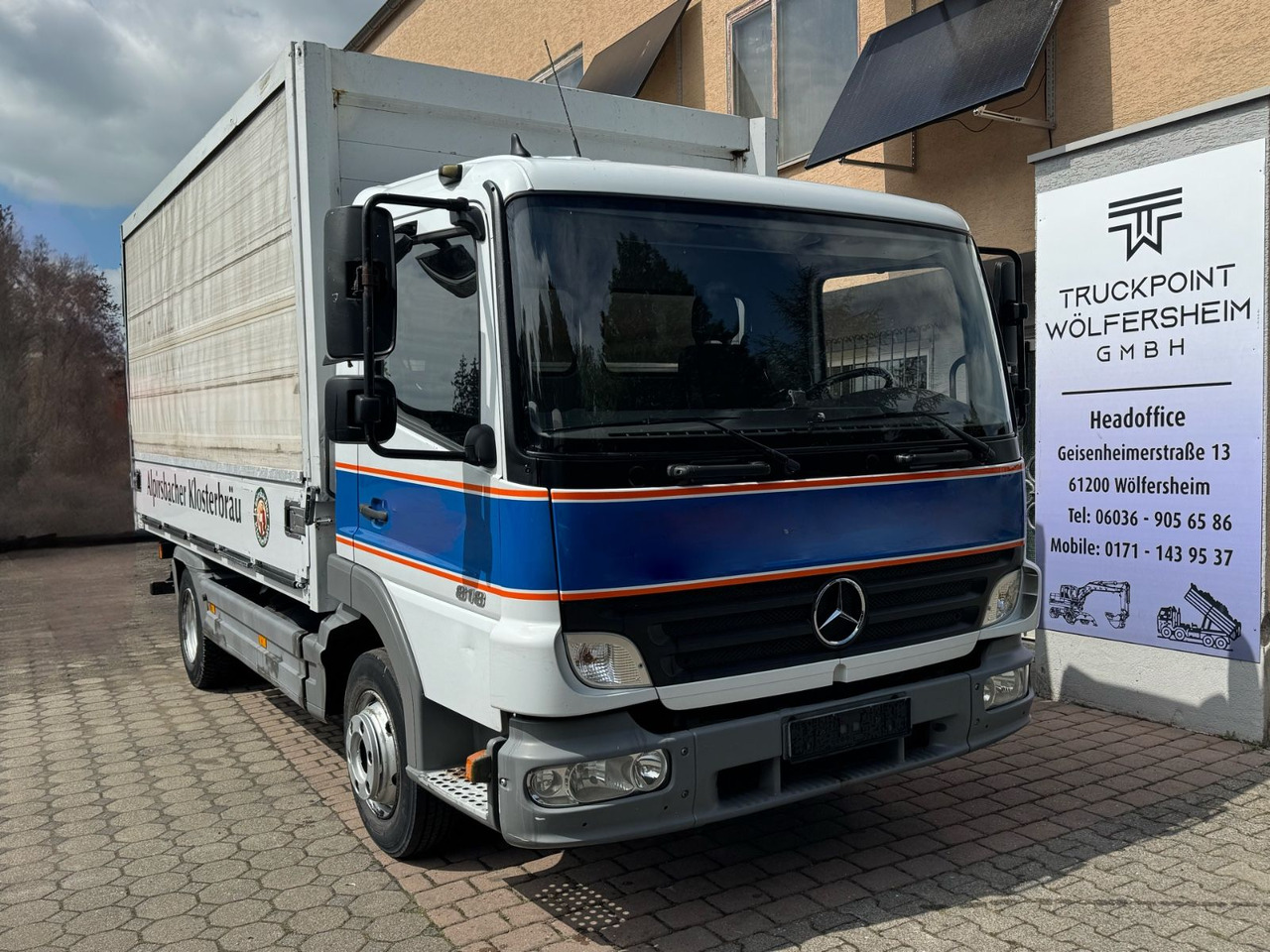 Mercedes-Benz Atego 818/Roll-Plane/Tüv-Neu/1xAHK-Maul/ - Přepravník nápojů: obrázok 1 Mercedes-Benz Atego 818/Roll-Plane/Tüv-Neu/1xAHK-Maul/ - Přepravník nápojů: obrázok 1