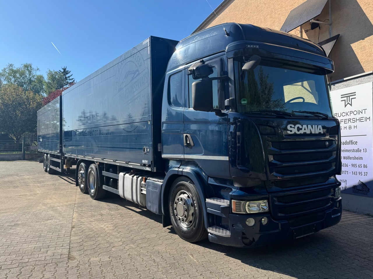Scania R450 Lift-Achse/Mitnahmestp./Kupplungsp/2instock - Přepravník nápojů: obrázok 1 Scania R450 Lift-Achse/Mitnahmestp./Kupplungsp/2instock - Přepravník nápojů: obrázok 1