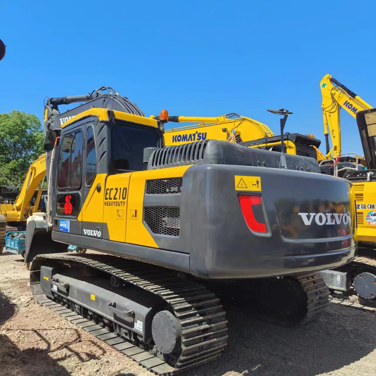 Pásové rýpadlo VOLVO EC210: obrázok 10