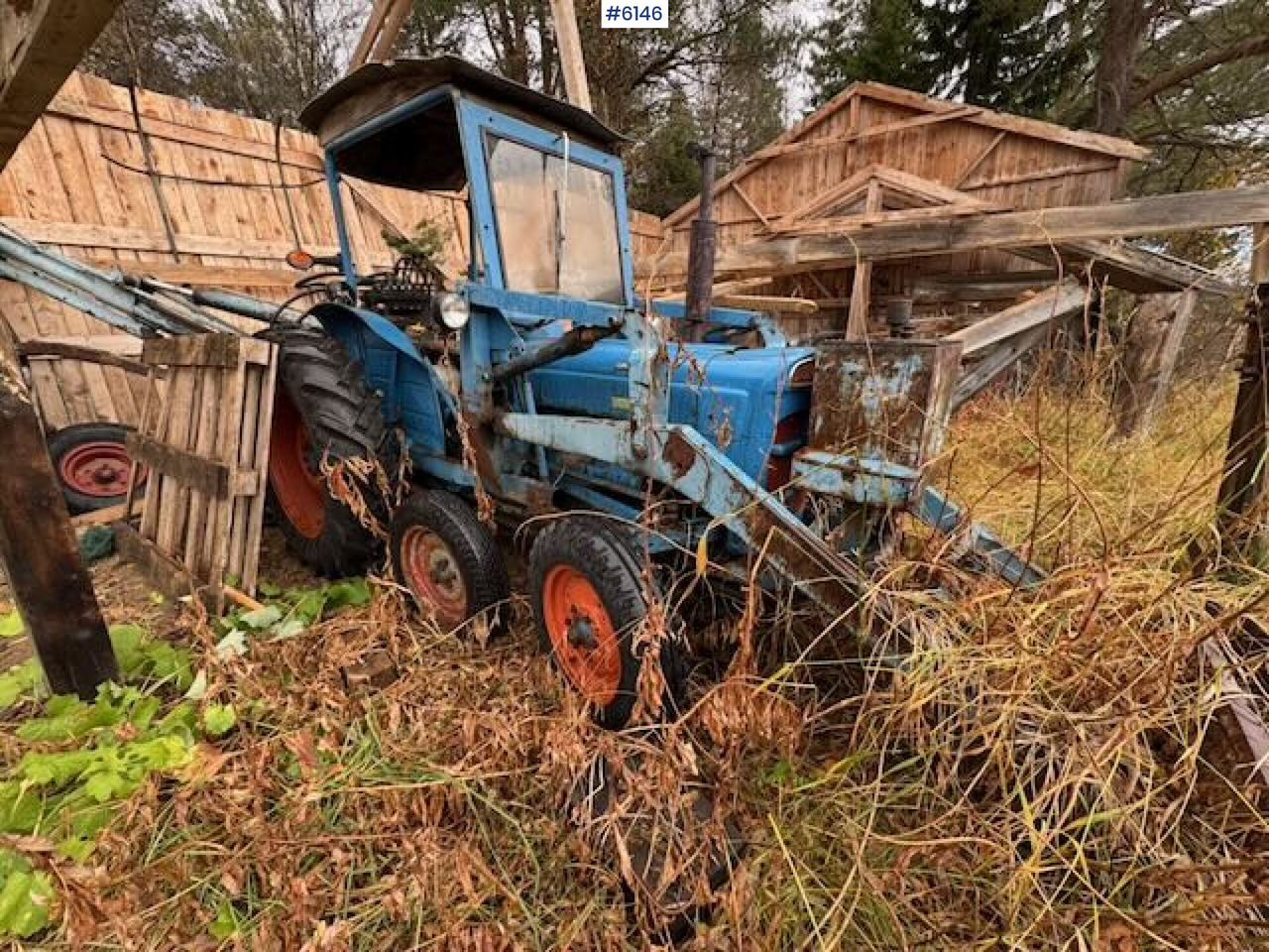 1962 Fordson Dexta with Hamjern backhoe attachment - Traktor: obrázok 2 1962 Fordson Dexta with Hamjern backhoe attachment - Traktor: obrázok 2