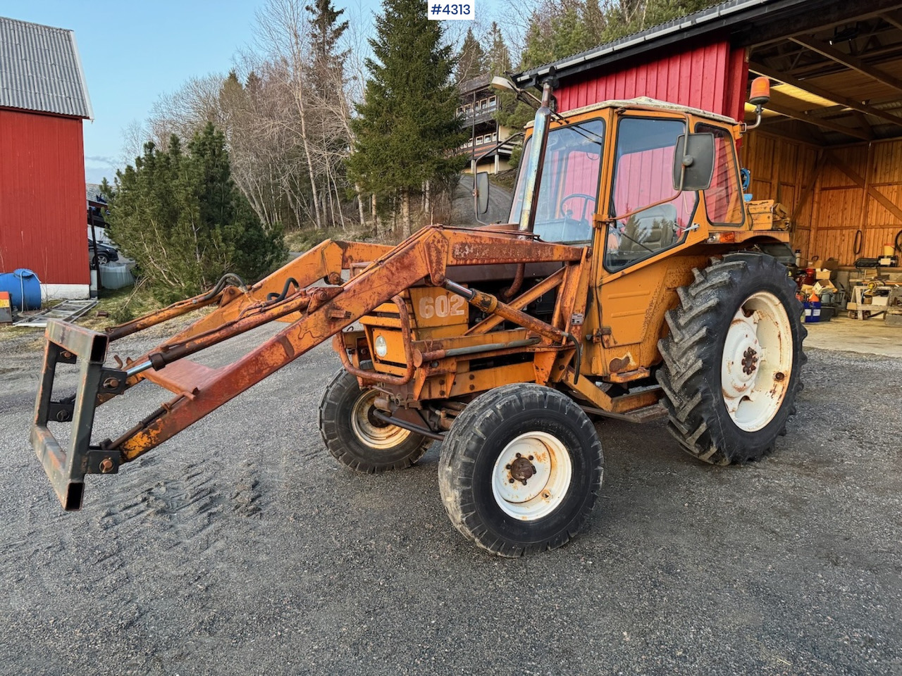 1980 Valmet 602 m/ frontlaster - Traktor: obrázok 3 1980 Valmet 602 m/ frontlaster - Traktor: obrázok 3