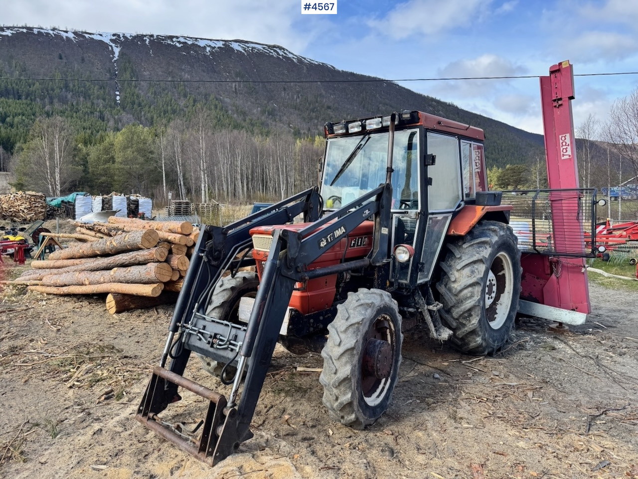 1982 Fiat 640DT Tractor w/ Front loader. - Traktor: obrázok 4 1982 Fiat 640DT Tractor w/ Front loader. - Traktor: obrázok 4