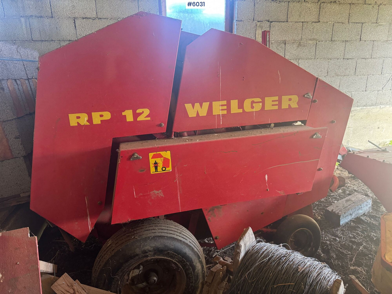 1983 Welger RP 12 round baler - Stroje na zber krmovín: obrázok 3 1983 Welger RP 12 round baler - Stroje na zber krmovín: obrázok 3