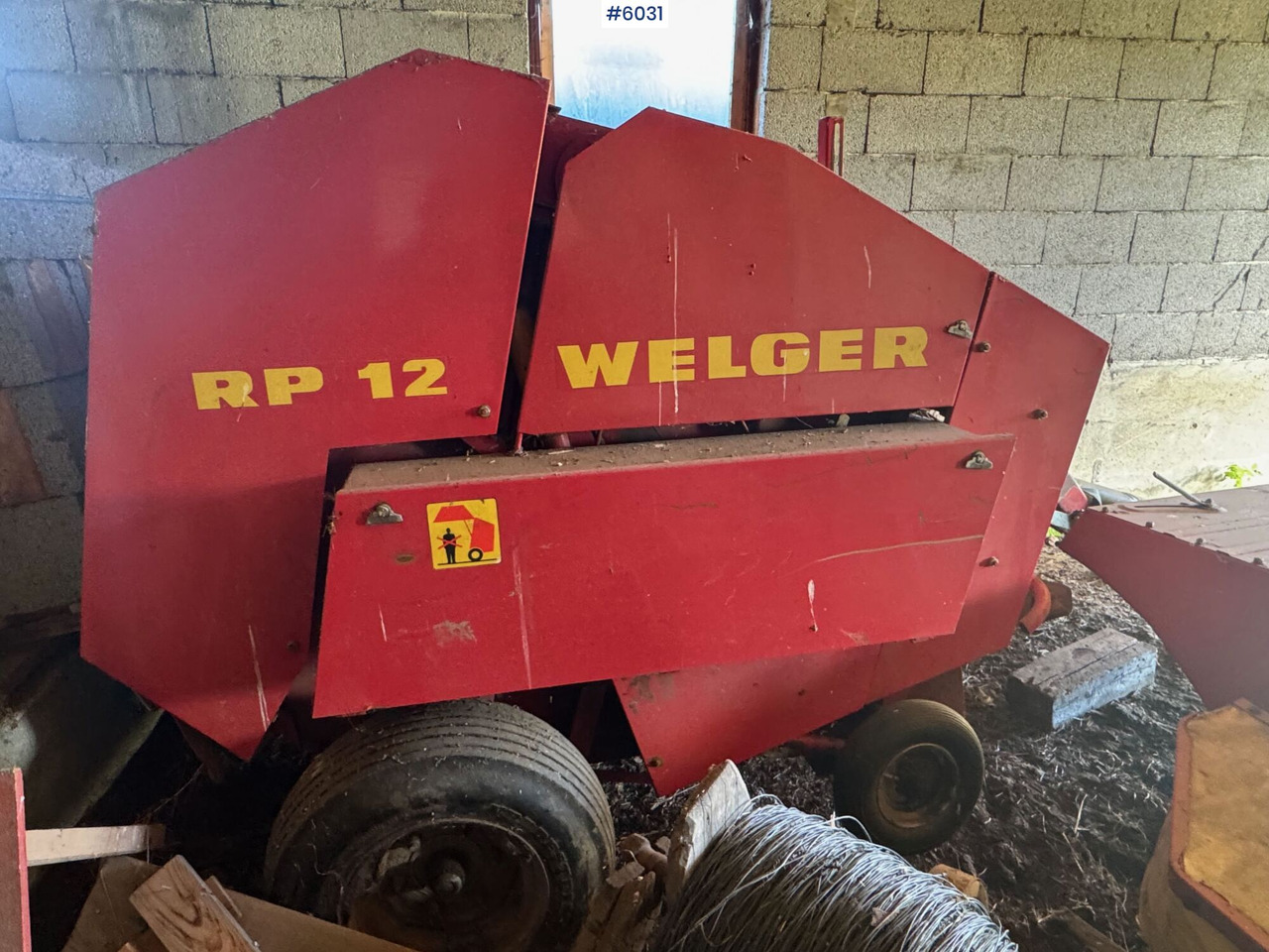 1983 Welger RP 12 round baler - Stroje na zber krmovín: obrázok 5 1983 Welger RP 12 round baler - Stroje na zber krmovín: obrázok 5