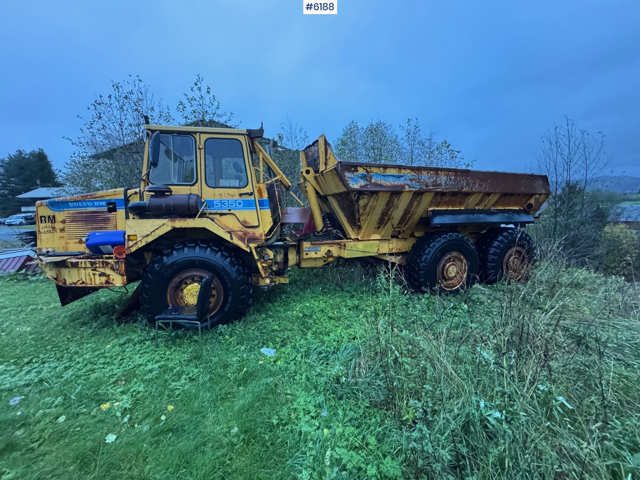 1985 Volvo BM 5350B 6x6 dumper - Ťahačový kĺbový damper: obrázok 4 1985 Volvo BM 5350B 6x6 dumper - Ťahačový kĺbový damper: obrázok 4