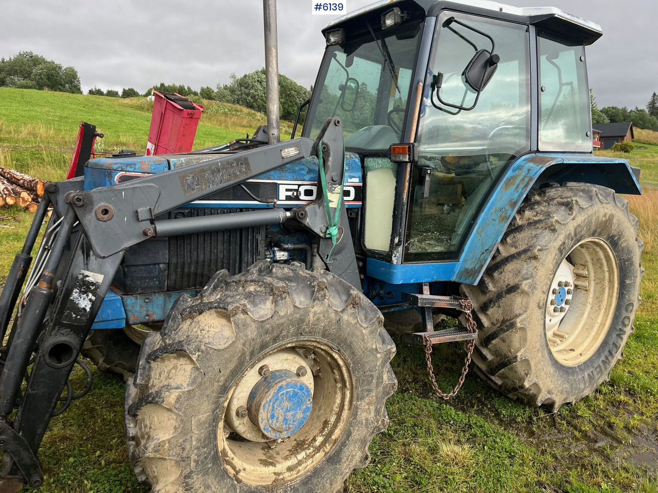 1992 Ford 5640 w/ Trima front loader - Traktor: obrázok 1 1992 Ford 5640 w/ Trima front loader - Traktor: obrázok 1