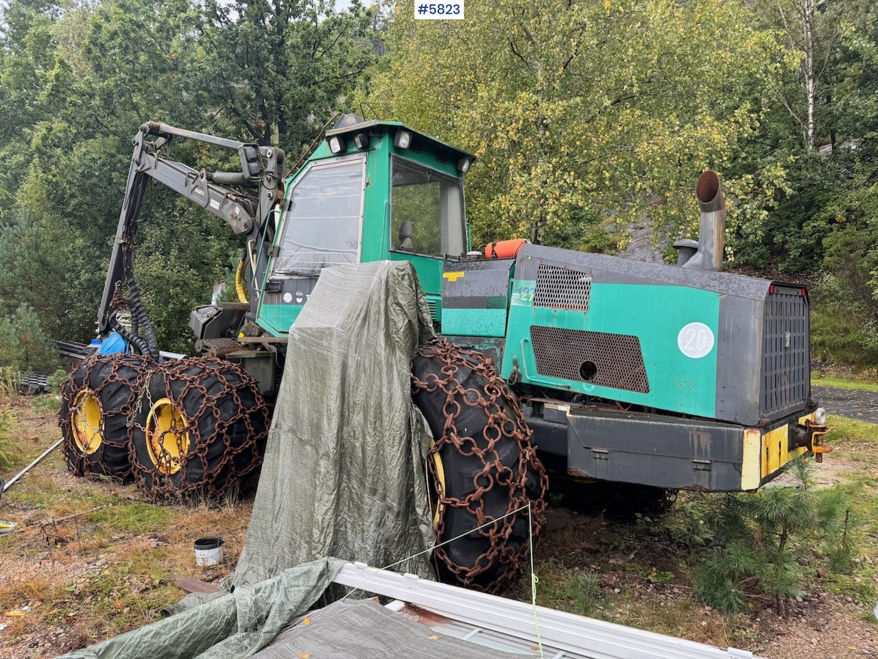 1994 Timberjack 1270 - Lesnícky harvestor: obrázok 3 1994 Timberjack 1270 - Lesnícky harvestor: obrázok 3