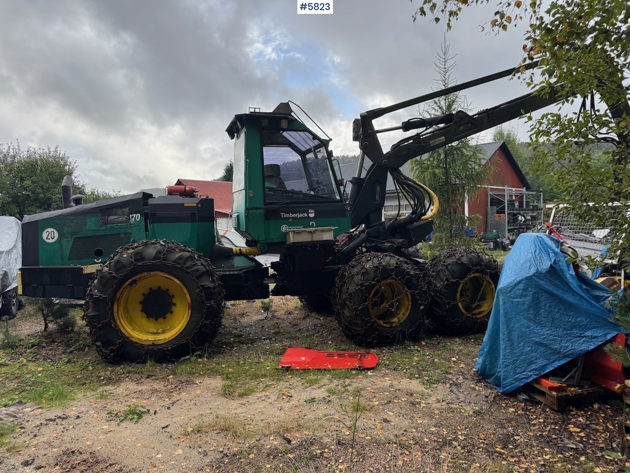 1994 Timberjack 1270 - Lesnícky harvestor: obrázok 1 1994 Timberjack 1270 - Lesnícky harvestor: obrázok 1
