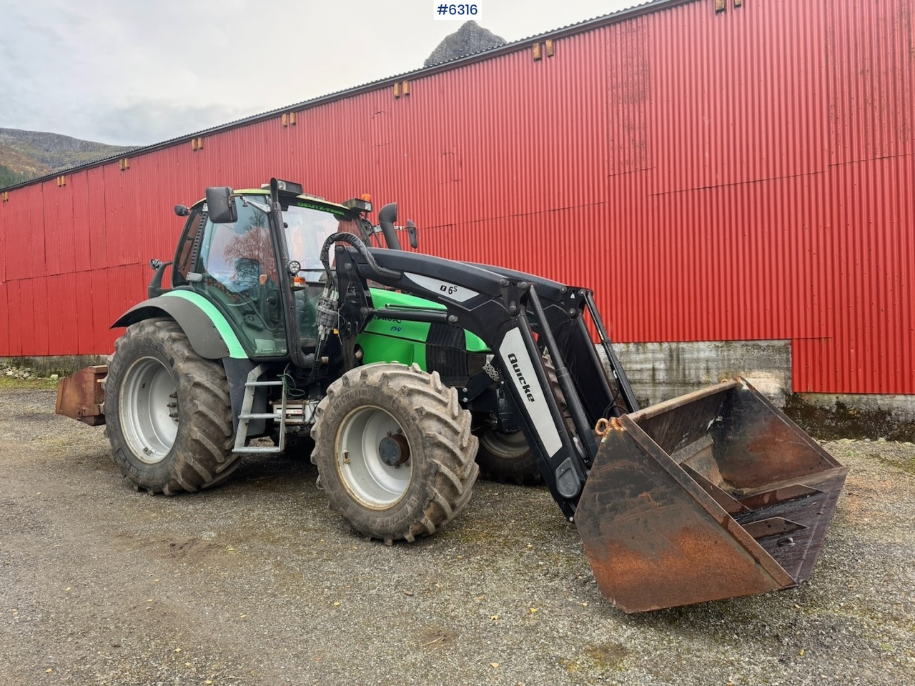 1999 Deutz Agrotron 150 w/ bucket and Front loader from 2020. - Traktor: obrázok 2 1999 Deutz Agrotron 150 w/ bucket and Front loader from 2020. - Traktor: obrázok 2