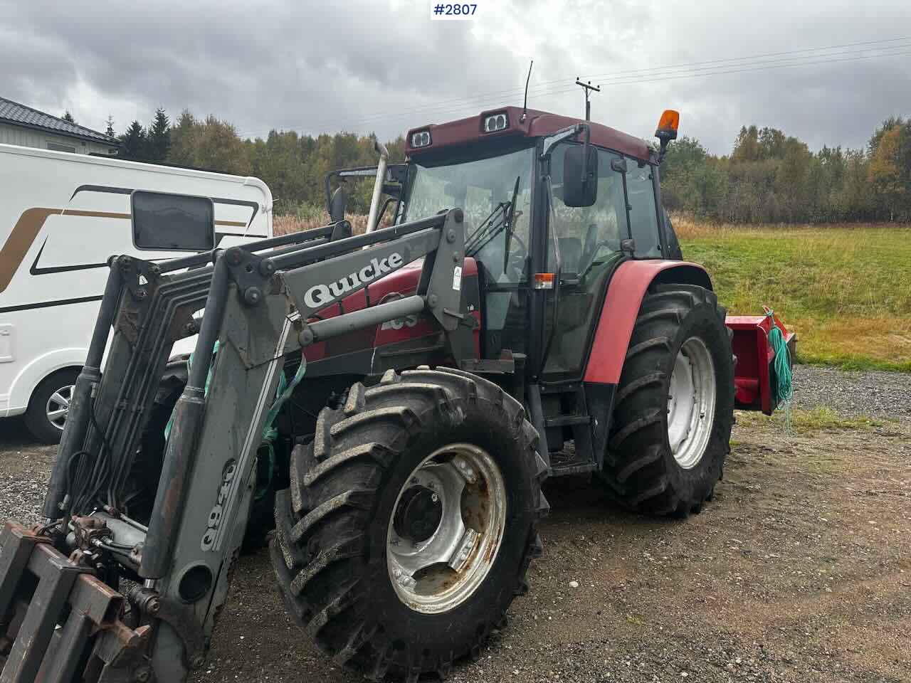 2001 Case CS86A tractor w/ Quicke Q940 front loader. - Traktor: obrázok 5 2001 Case CS86A tractor w/ Quicke Q940 front loader. - Traktor: obrázok 5