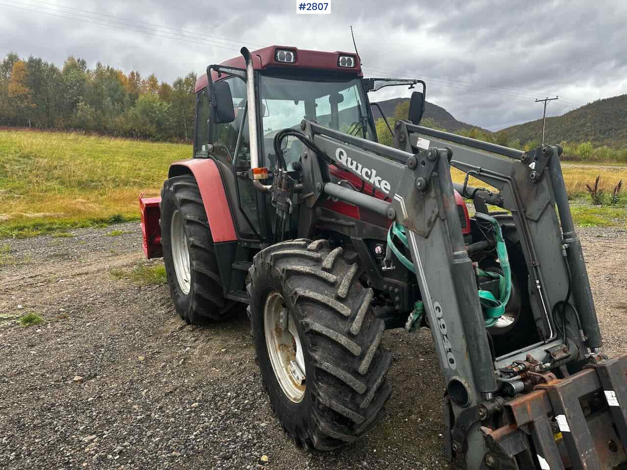 2001 Case CS86A tractor w/ Quicke Q940 front loader. - Traktor: obrázok 2 2001 Case CS86A tractor w/ Quicke Q940 front loader. - Traktor: obrázok 2