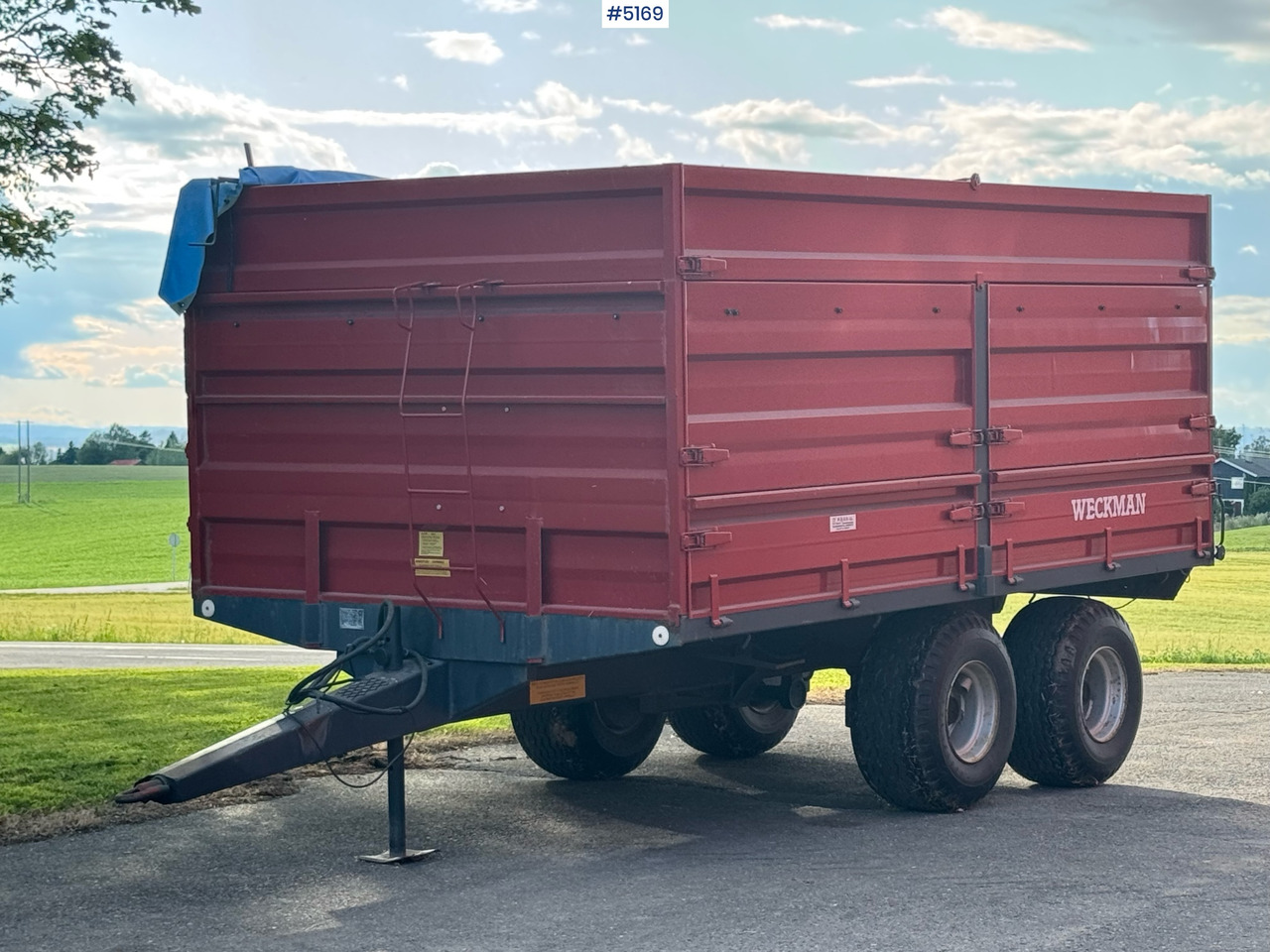 2002 Weckman M-90 Grain Trailer - Poľnohospodársky príves: obrázok 1 2002 Weckman M-90 Grain Trailer - Poľnohospodársky príves: obrázok 1