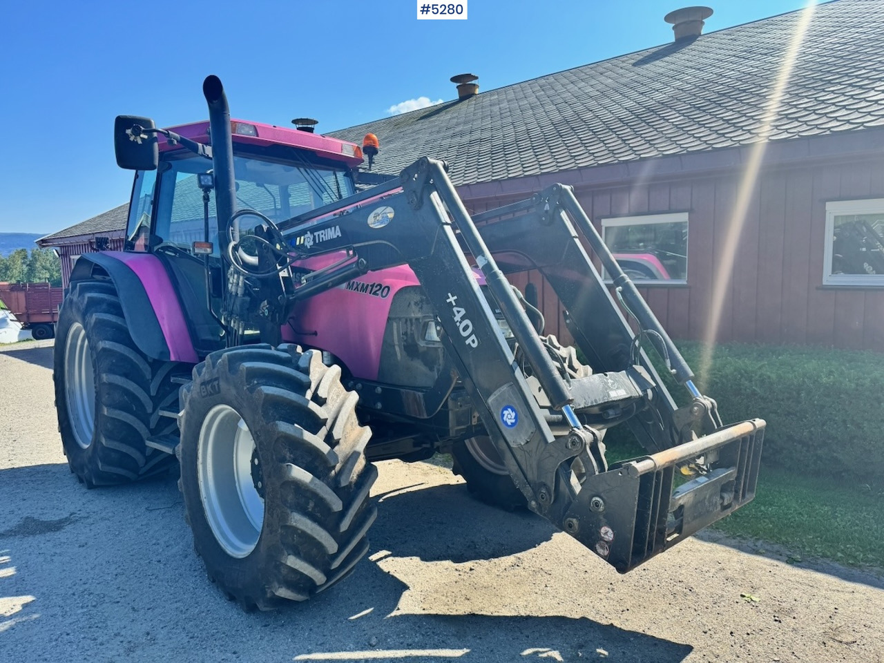 2006 Case MXM120 4x4 with front loader - Traktor: obrázok 3 2006 Case MXM120 4x4 with front loader - Traktor: obrázok 3