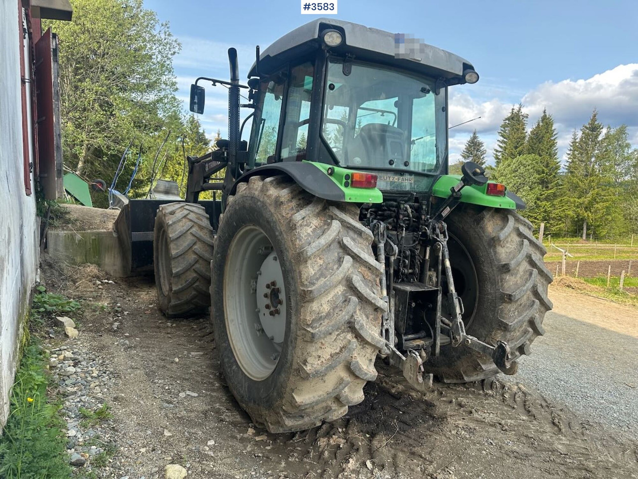 2008 Deutz-Fahr Agrofarm 100 traktor w/ Trima Front loader. See hours! - Traktor: obrázok 5 2008 Deutz-Fahr Agrofarm 100 traktor w/ Trima Front loader. See hours! - Traktor: obrázok 5