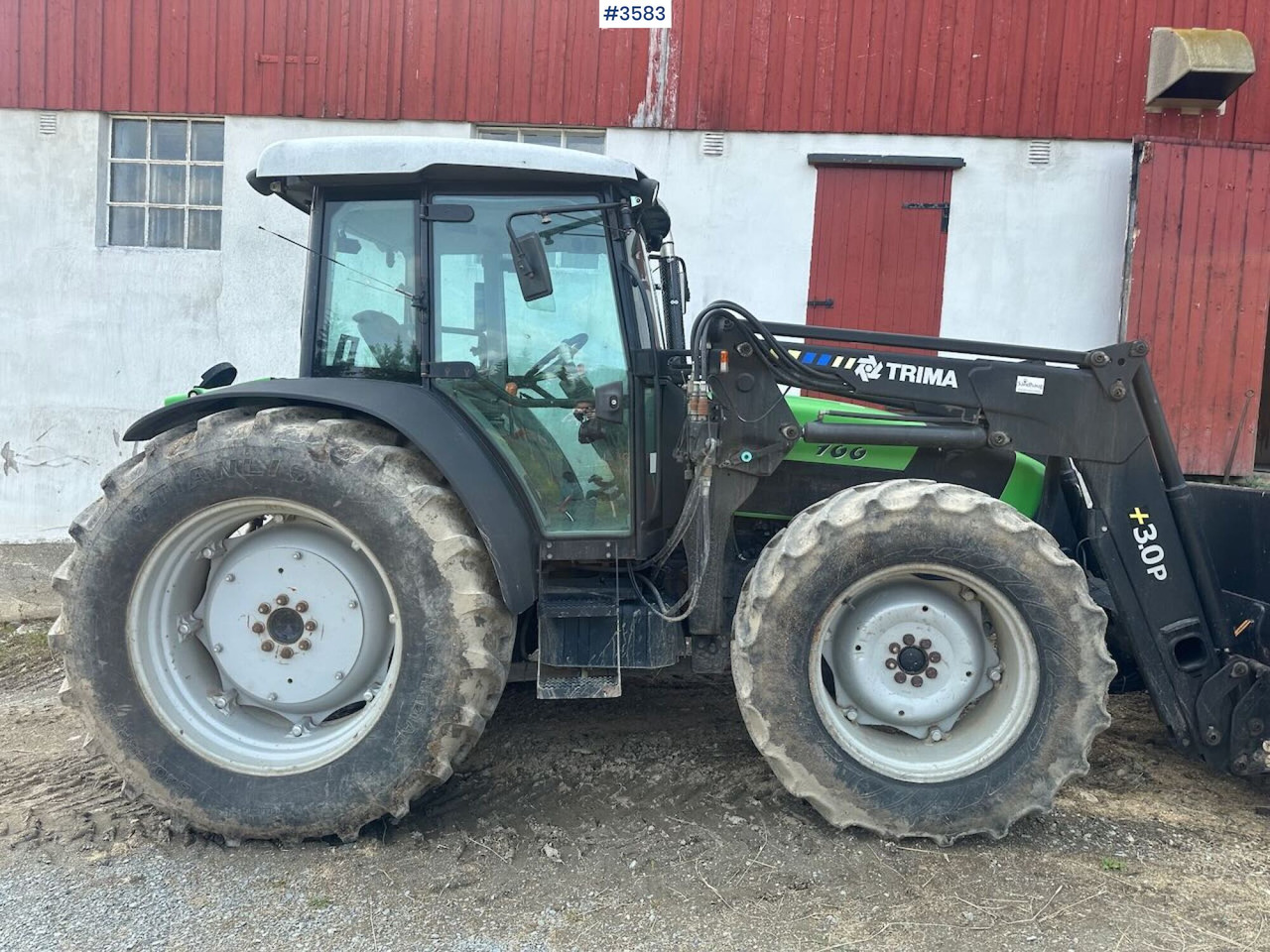 2008 Deutz-Fahr Agrofarm 100 traktor w/ Trima Front loader. See hours! - Traktor: obrázok 2 2008 Deutz-Fahr Agrofarm 100 traktor w/ Trima Front loader. See hours! - Traktor: obrázok 2