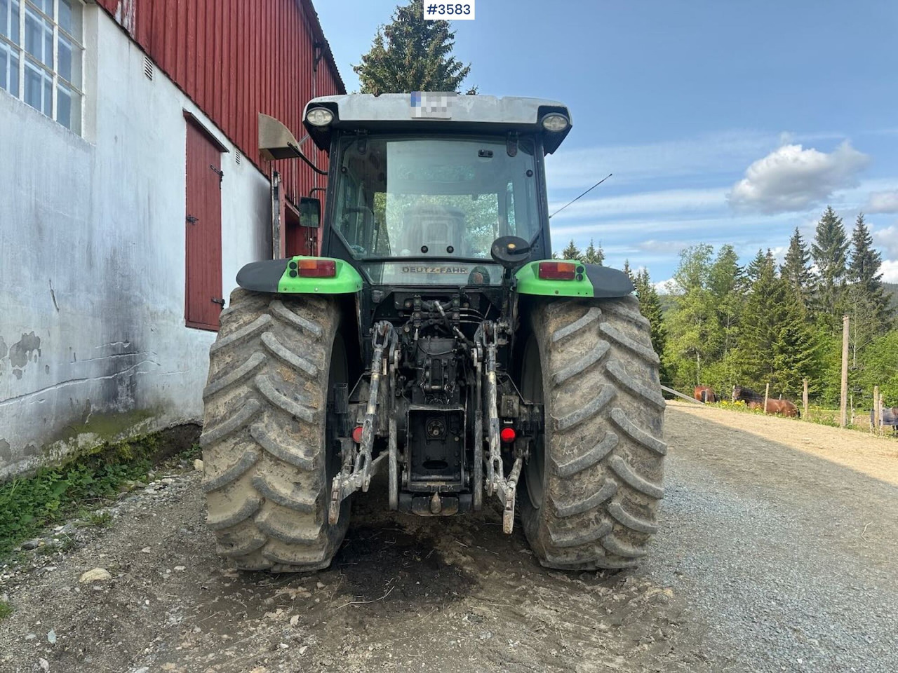 2008 Deutz-Fahr Agrofarm 100 traktor w/ Trima Front loader. See hours! - Traktor: obrázok 4 2008 Deutz-Fahr Agrofarm 100 traktor w/ Trima Front loader. See hours! - Traktor: obrázok 4