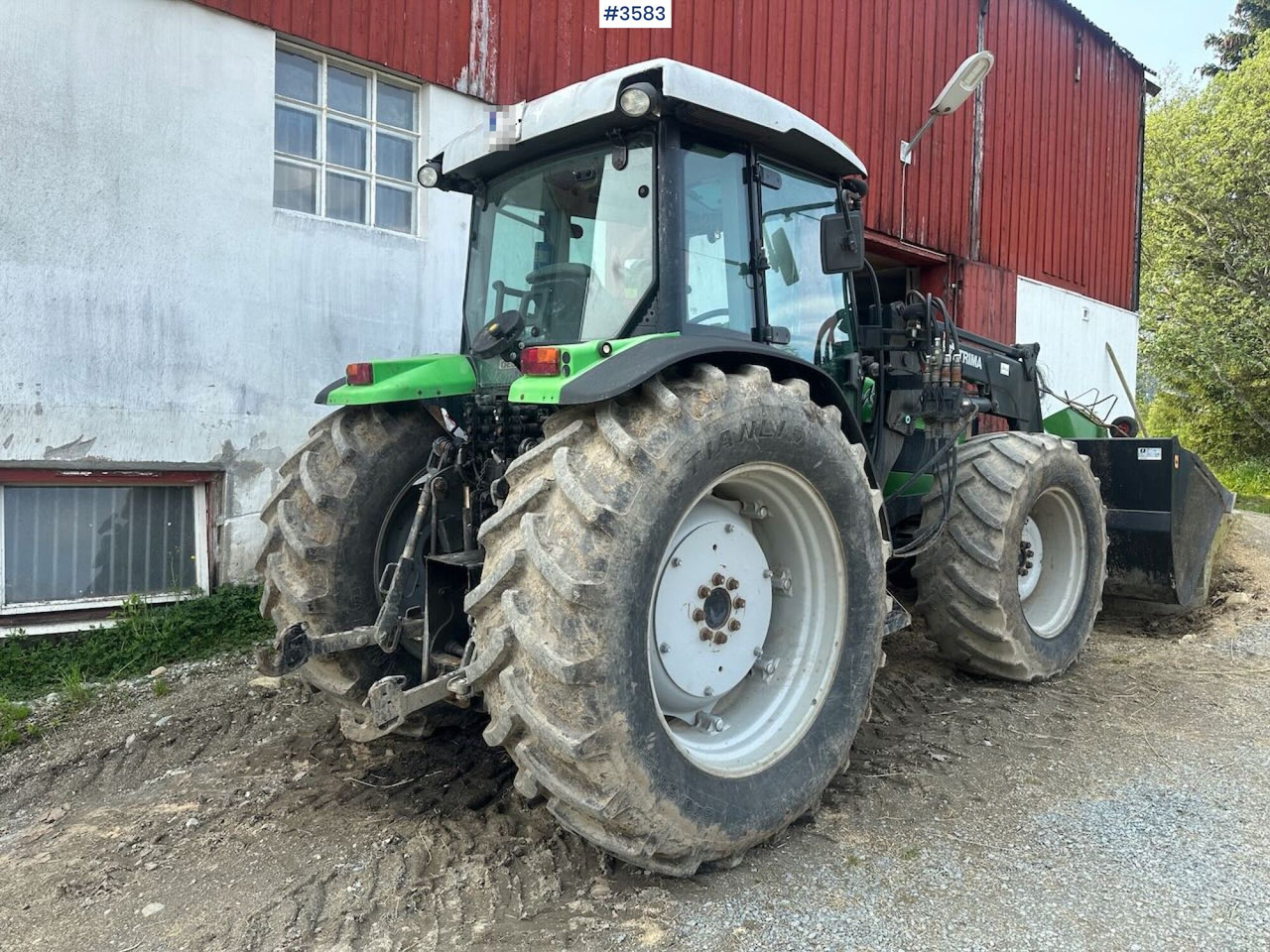 2008 Deutz-Fahr Agrofarm 100 traktor w/ Trima Front loader. See hours! - Traktor: obrázok 3 2008 Deutz-Fahr Agrofarm 100 traktor w/ Trima Front loader. See hours! - Traktor: obrázok 3