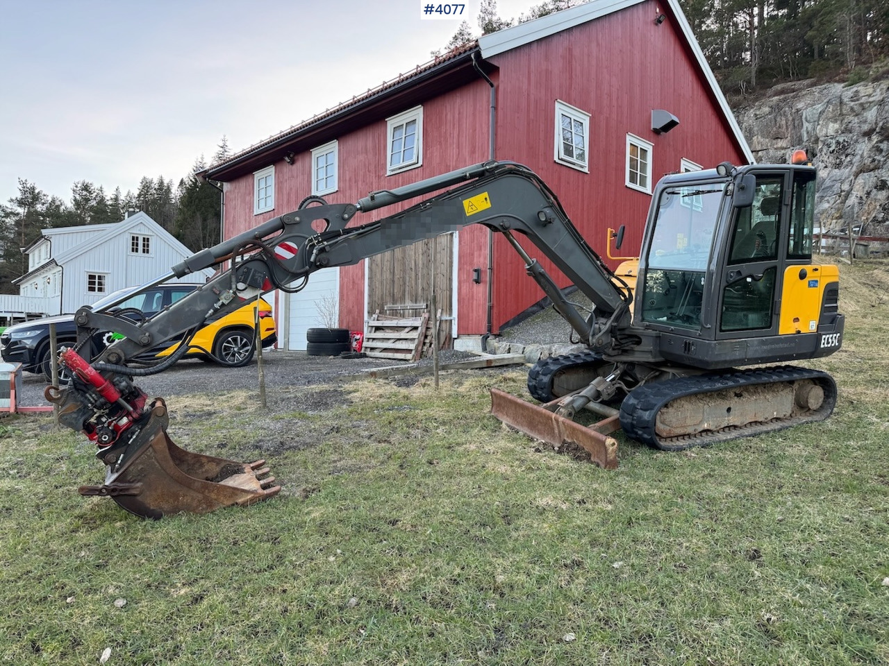 2013 Volvo EC 55 C w/rotor tilt, grapple and 3 buckets - Rýpadlo: obrázok 1 2013 Volvo EC 55 C w/rotor tilt, grapple and 3 buckets - Rýpadlo: obrázok 1