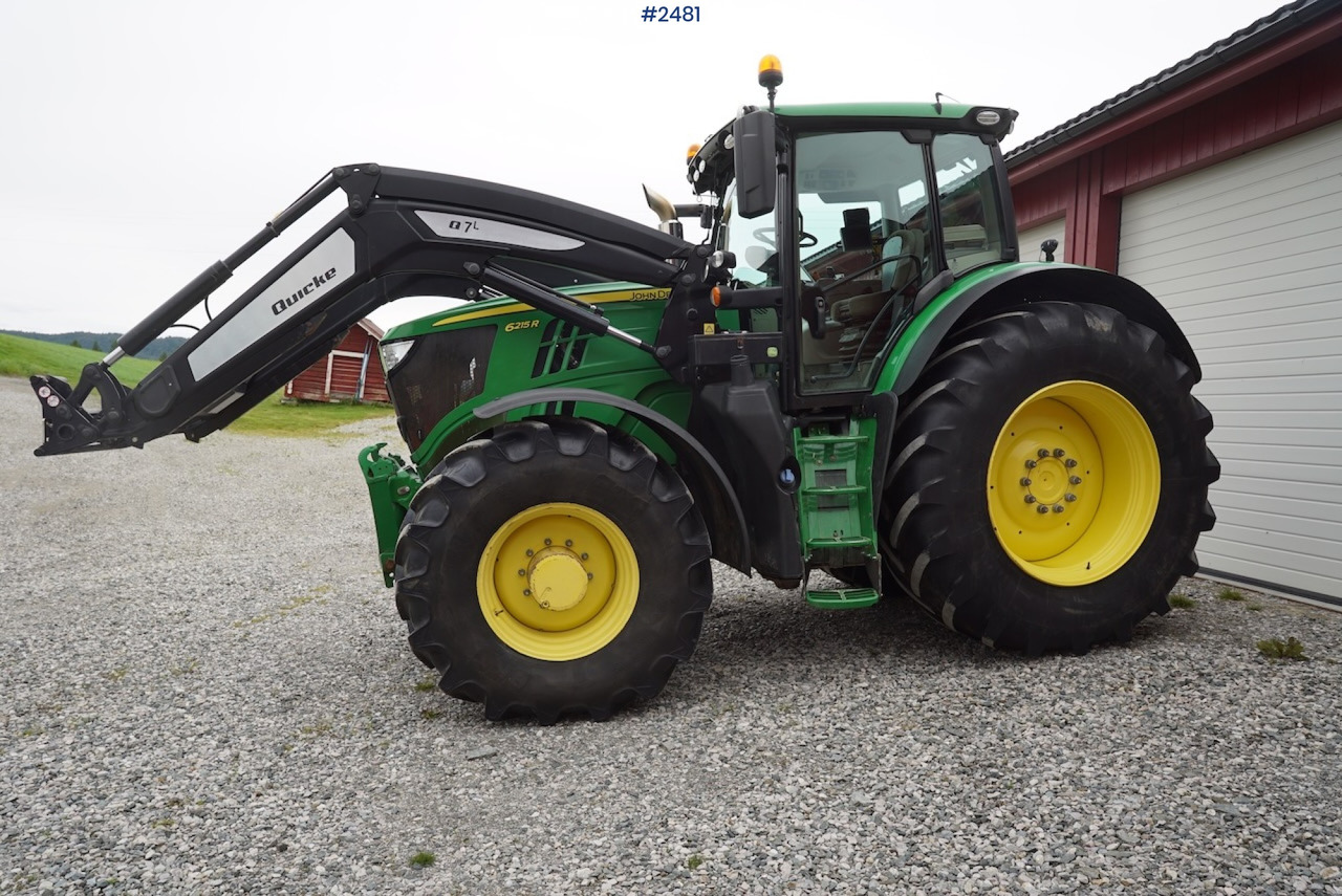 2017 John Deere 6215R w/Quicke loader and front hydraulics - Traktor: obrázok 3 2017 John Deere 6215R w/Quicke loader and front hydraulics - Traktor: obrázok 3