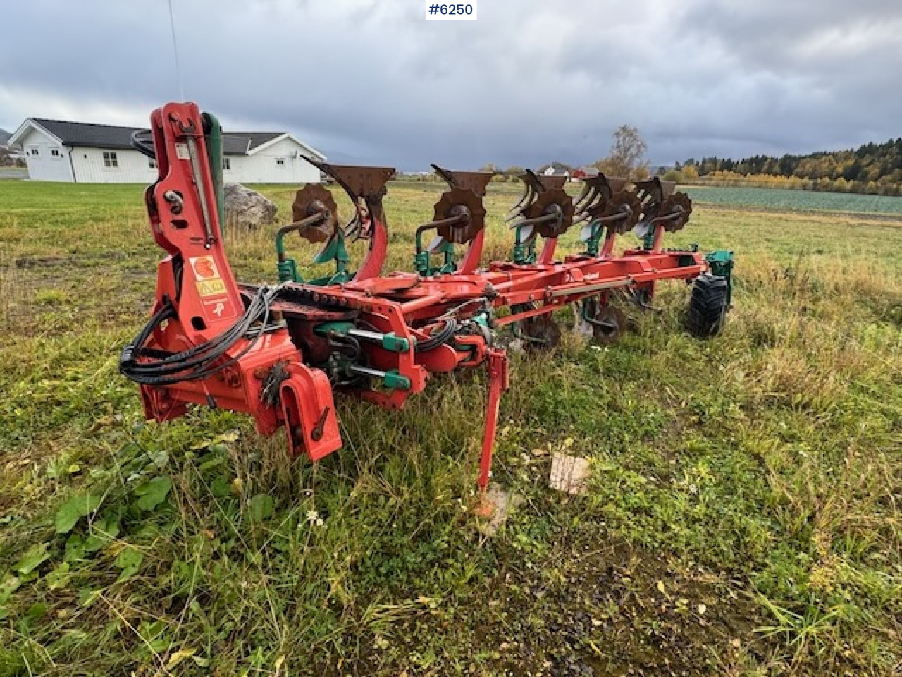 Stroj na obrábanie pôdy 2017 Kverneland EG 5-coil reversible plow w/ new coulters and extra equipment!: obrázok 9