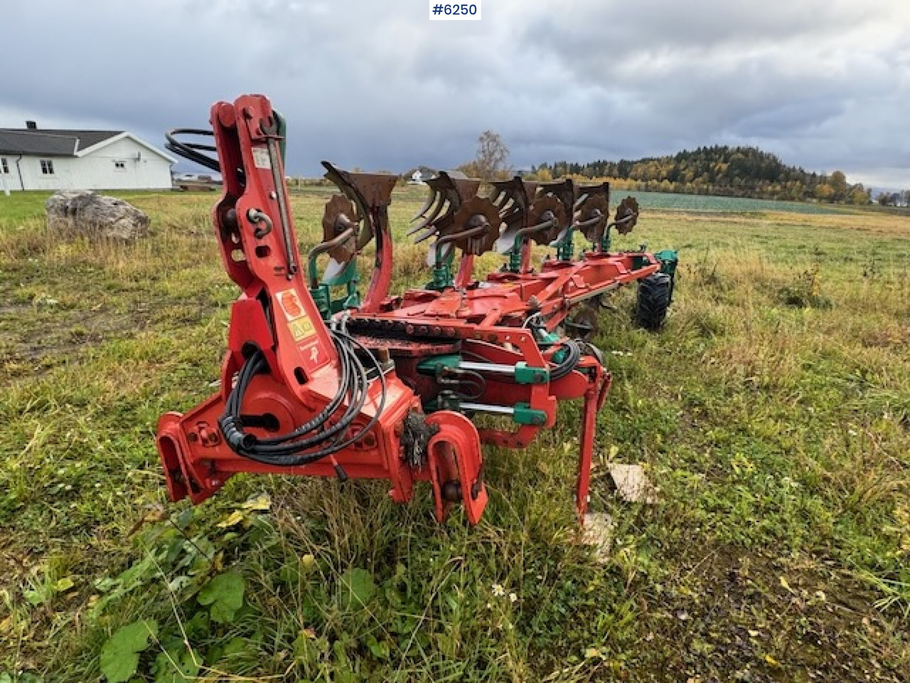 Stroj na obrábanie pôdy 2017 Kverneland EG 5-coil reversible plow w/ new coulters and extra equipment!: obrázok 10