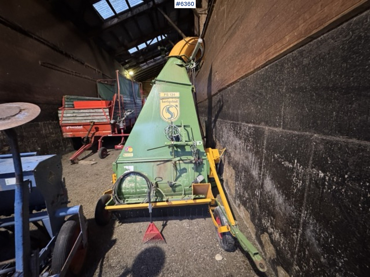 2017 Serigstad FS134 with support trailer - Stroje na zber krmovín: obrázok 1 2017 Serigstad FS134 with support trailer - Stroje na zber krmovín: obrázok 1