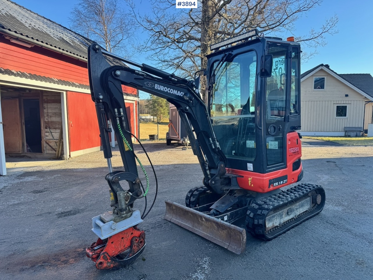 2020 Euromach ES18ZT Minigraver w/ 3 Excavator bucket - Rýpadlo: obrázok 1 2020 Euromach ES18ZT Minigraver w/ 3 Excavator bucket - Rýpadlo: obrázok 1