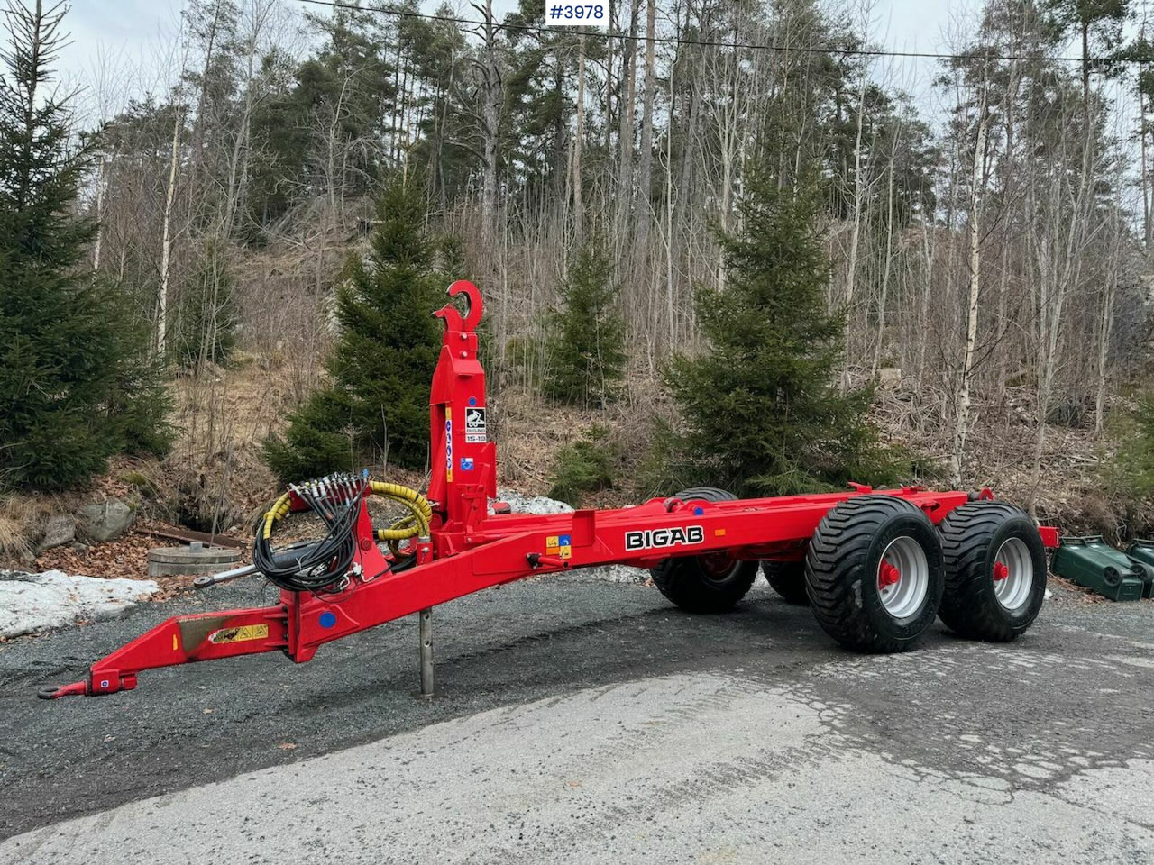 2022 Bigab 15-19 hook trailer - Príves podvalník: obrázok 1 2022 Bigab 15-19 hook trailer - Príves podvalník: obrázok 1