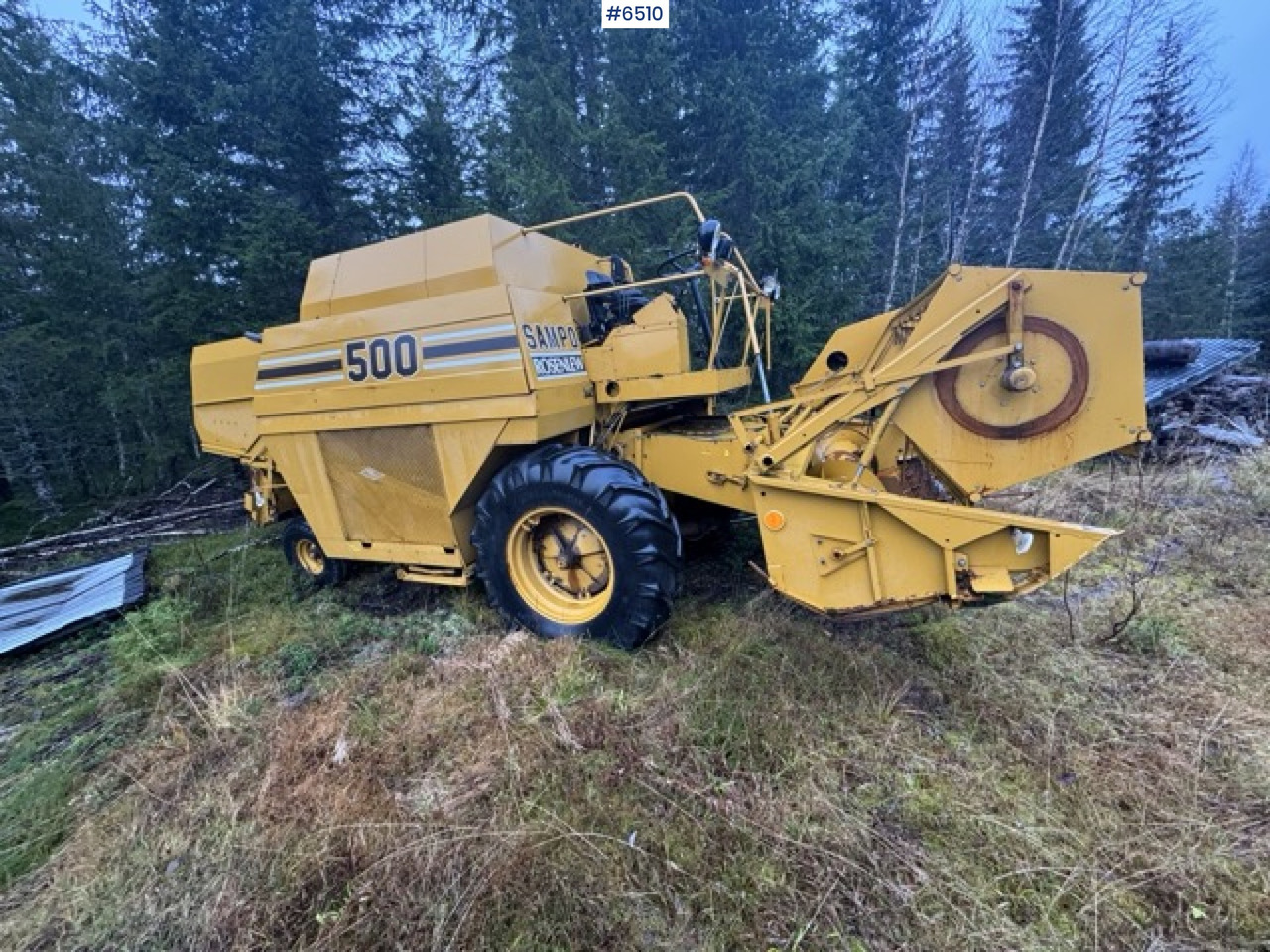 Approx. 1985 Sampo Rosenlew 500 combine harvester - Obilný kombajn: obrázok 3 Approx. 1985 Sampo Rosenlew 500 combine harvester - Obilný kombajn: obrázok 3