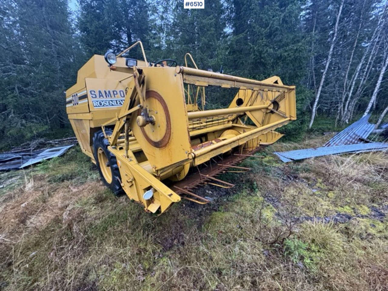 Approx. 1985 Sampo Rosenlew 500 combine harvester - Obilný kombajn: obrázok 5 Approx. 1985 Sampo Rosenlew 500 combine harvester - Obilný kombajn: obrázok 5