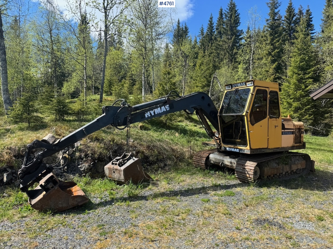 Circa 1990 Hymas 82R Crawler excavator w/ 2 buckets. - Rýpadlo: obrázok 2 Circa 1990 Hymas 82R Crawler excavator w/ 2 buckets. - Rýpadlo: obrázok 2
