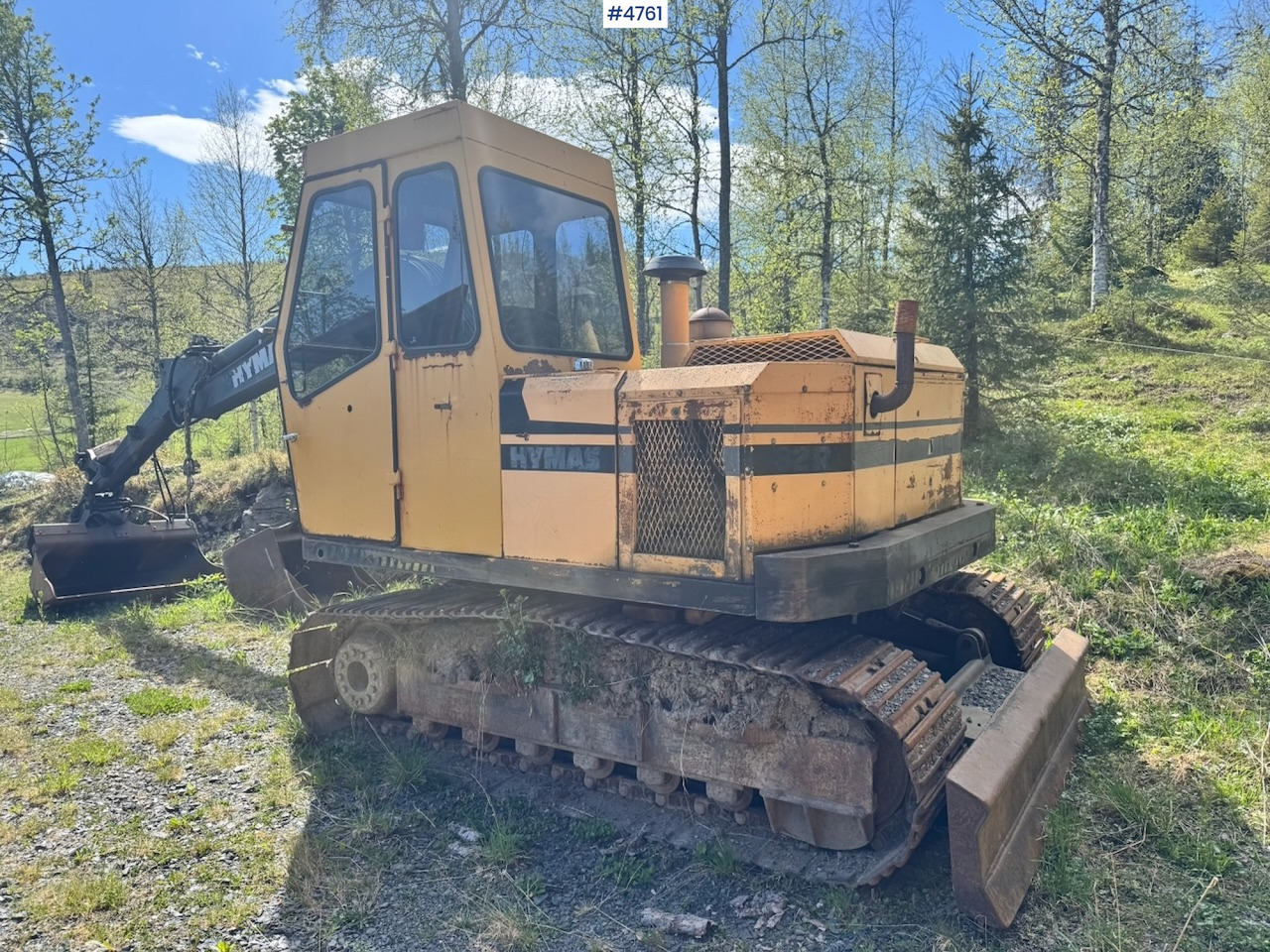 Circa 1990 Hymas 82R Crawler excavator w/ 2 buckets. - Rýpadlo: obrázok 4 Circa 1990 Hymas 82R Crawler excavator w/ 2 buckets. - Rýpadlo: obrázok 4