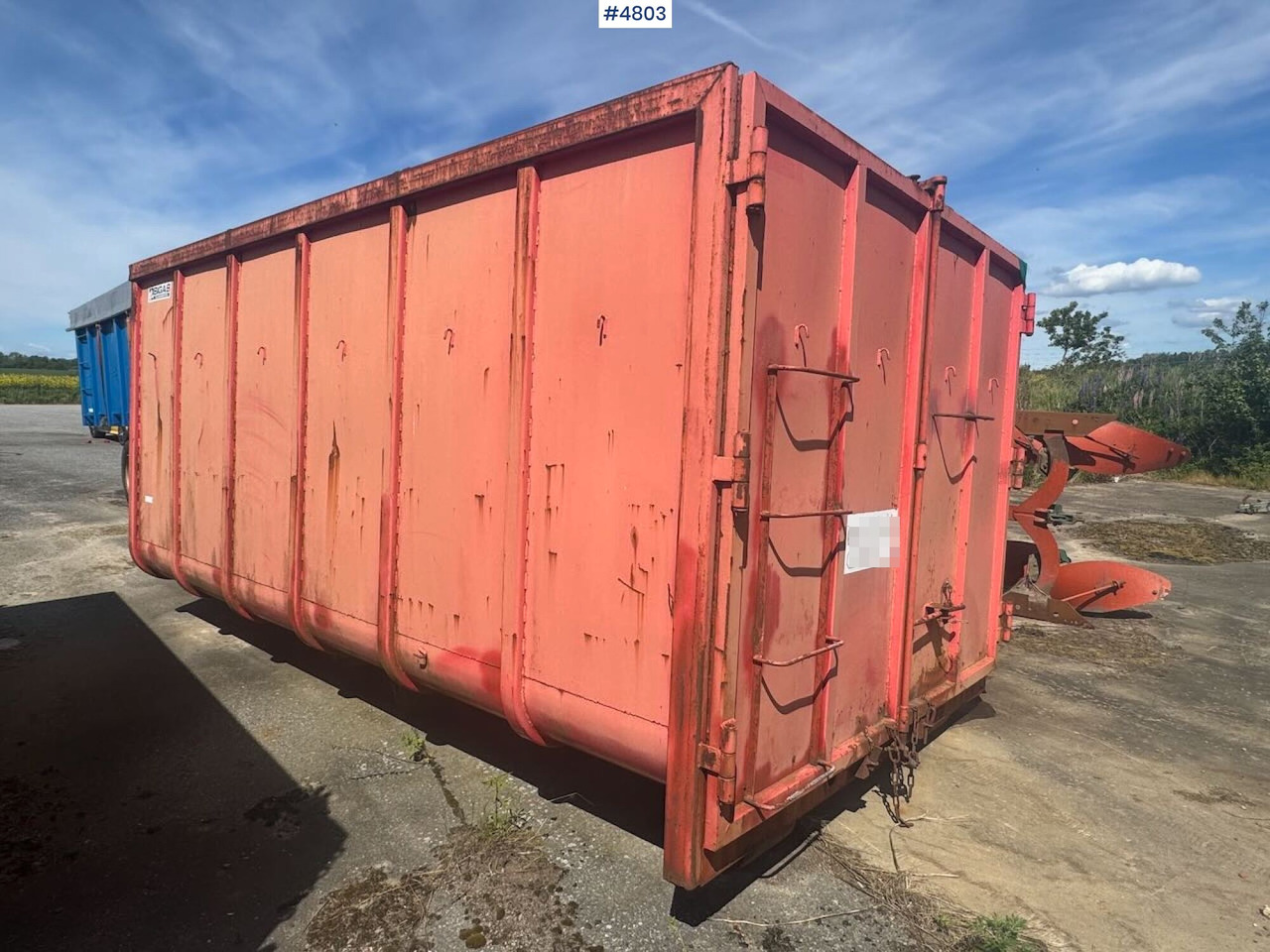 Container on hook frame - Kontajner abroll: obrázok 1 Container on hook frame - Kontajner abroll: obrázok 1