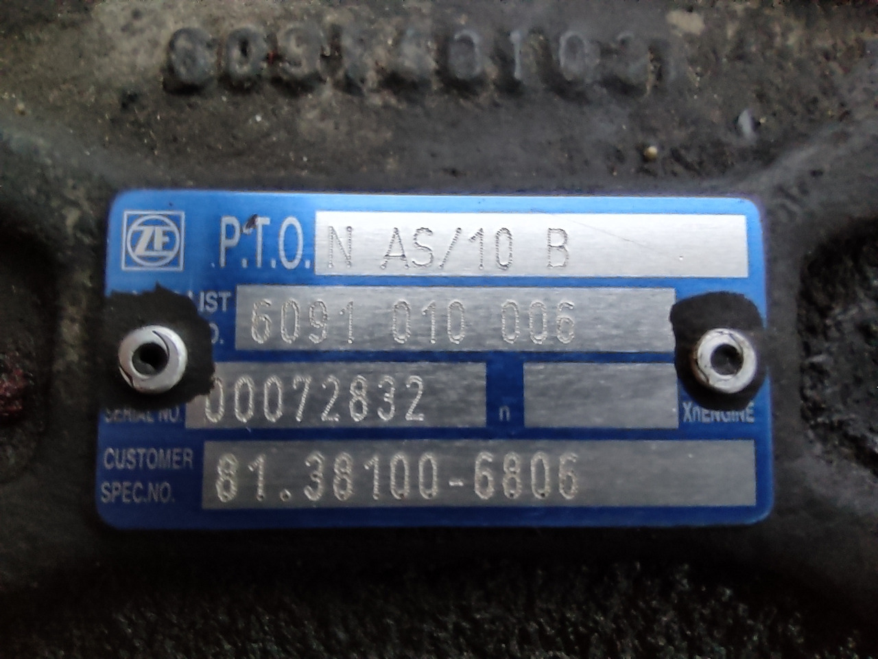 ZF AS-Tronic Traxon P.T.O. N AS/10 B - Prevodovka a diely: obrázok 4 ZF AS-Tronic Traxon P.T.O. N AS/10 B - Prevodovka a diely: obrázok 4