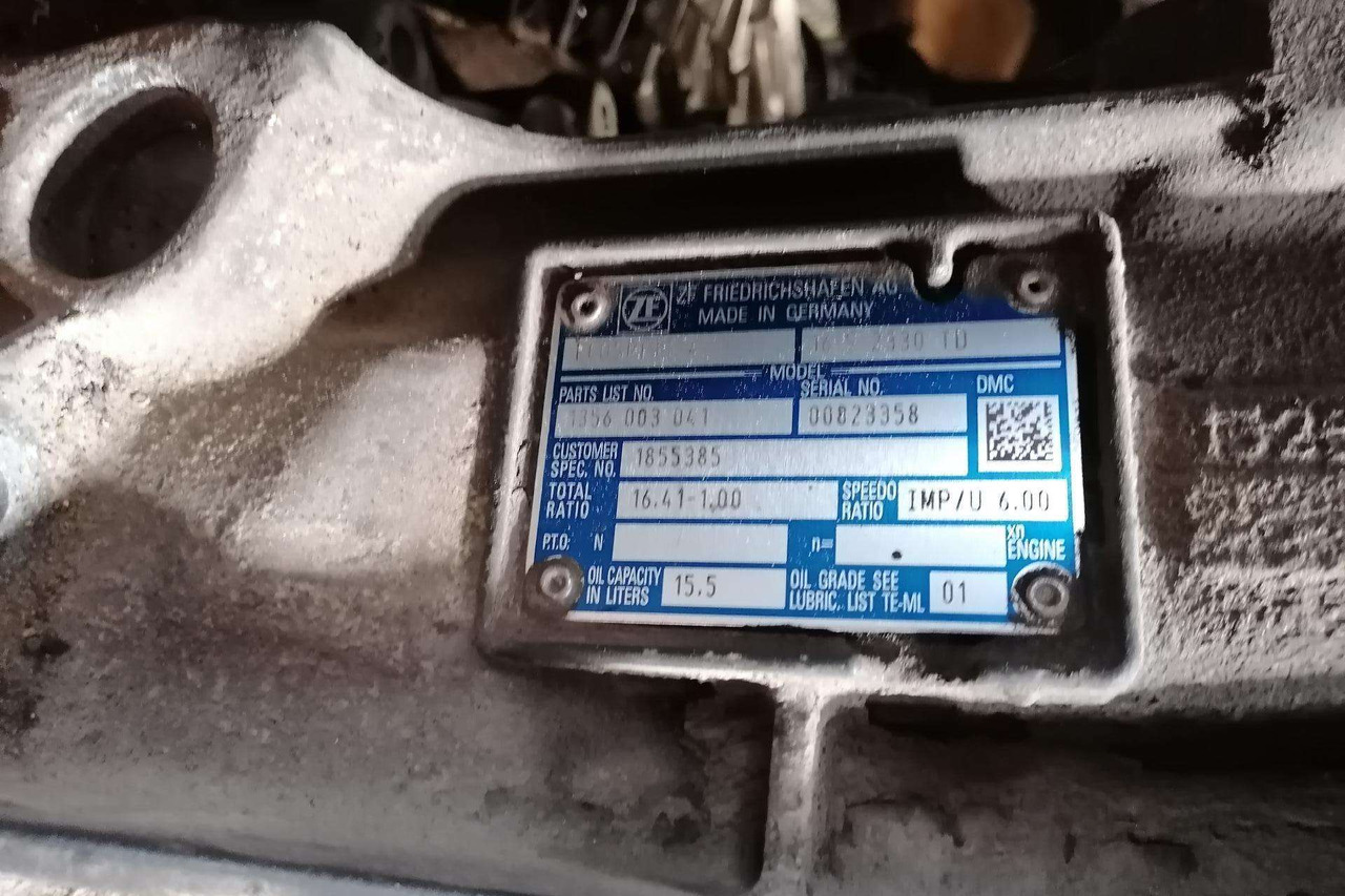 ZF Gearbox 16S2330TD DAF Ecosplit IV - Prevodovka pre Nákladné auto: obrázok 3 ZF Gearbox 16S2330TD DAF Ecosplit IV - Prevodovka pre Nákladné auto: obrázok 3