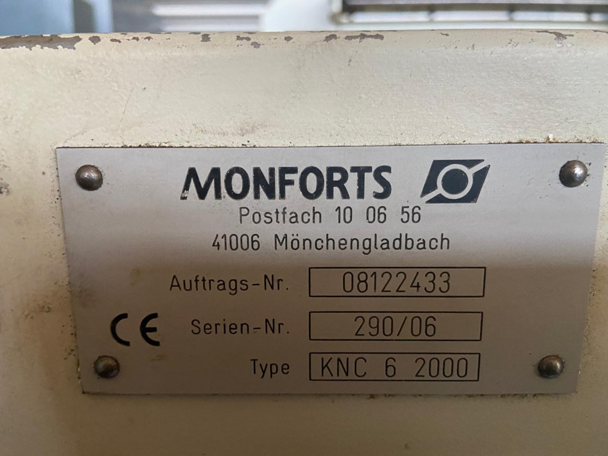 MONFORTS KNC 6-2000 - Sústruh na kov: obrázok 3 MONFORTS KNC 6-2000 - Sústruh na kov: obrázok 3