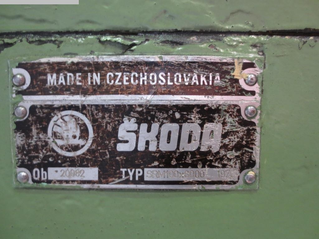SKODA SRM 100 - Kovoobrábací stroj: obrázok 4 SKODA SRM 100 - Kovoobrábací stroj: obrázok 4