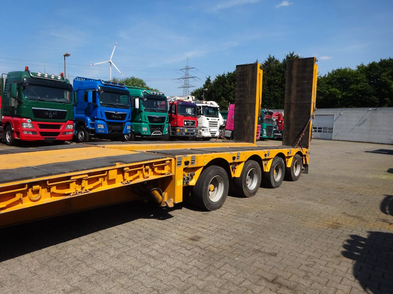 Faymonville 4 Achser Tiefbett abnehmbarem S-Hals ausziehbar - Náves podvalník: obrázok 4 Faymonville 4 Achser Tiefbett abnehmbarem S-Hals ausziehbar - Náves podvalník: obrázok 4