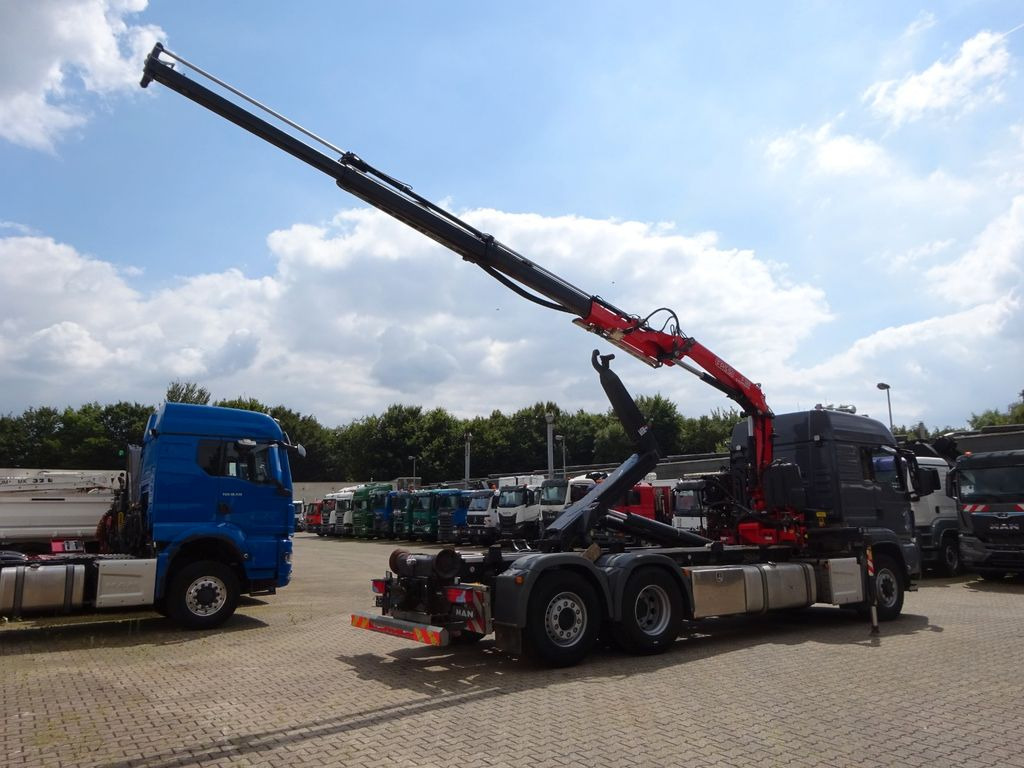 MAN 26.500 Abroller + Fassi F125A Kran 6x2-4 Allrad - Hákový nosič kontajnerov, Auto s hydraulickou rukou: obrázok 5 MAN 26.500 Abroller + Fassi F125A Kran 6x2-4 Allrad - Hákový nosič kontajnerov, Auto s hydraulickou rukou: obrázok 5