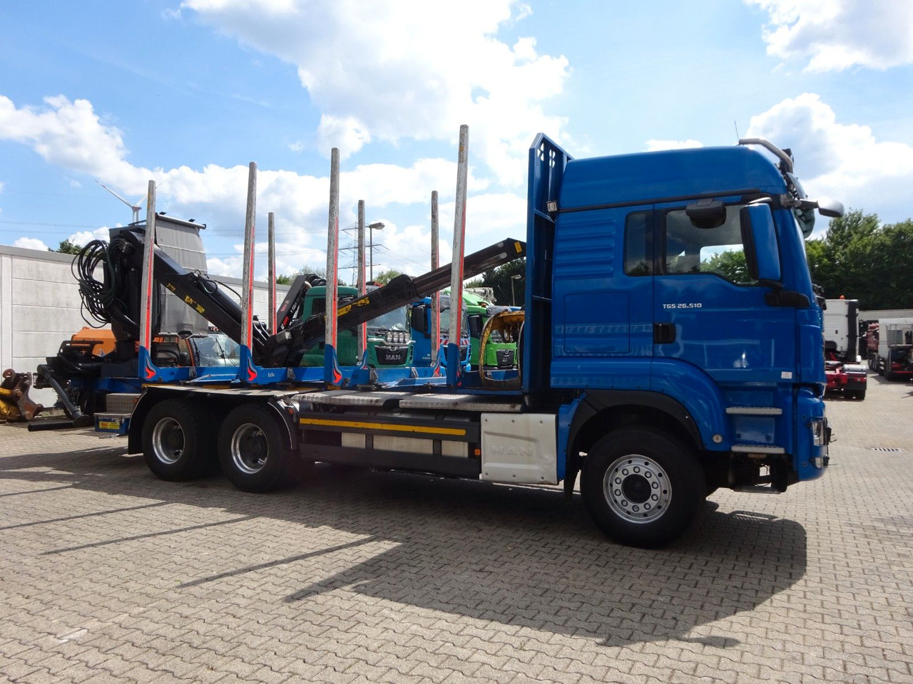 MAN 26.510 mit KESLA 2112 Holzkran+Kabine+Greifer - Nákladné vozidlo na prepravu dreva, Auto s hydraulickou rukou: obrázok 3 MAN 26.510 mit KESLA 2112 Holzkran+Kabine+Greifer - Nákladné vozidlo na prepravu dreva, Auto s hydraulickou rukou: obrázok 3