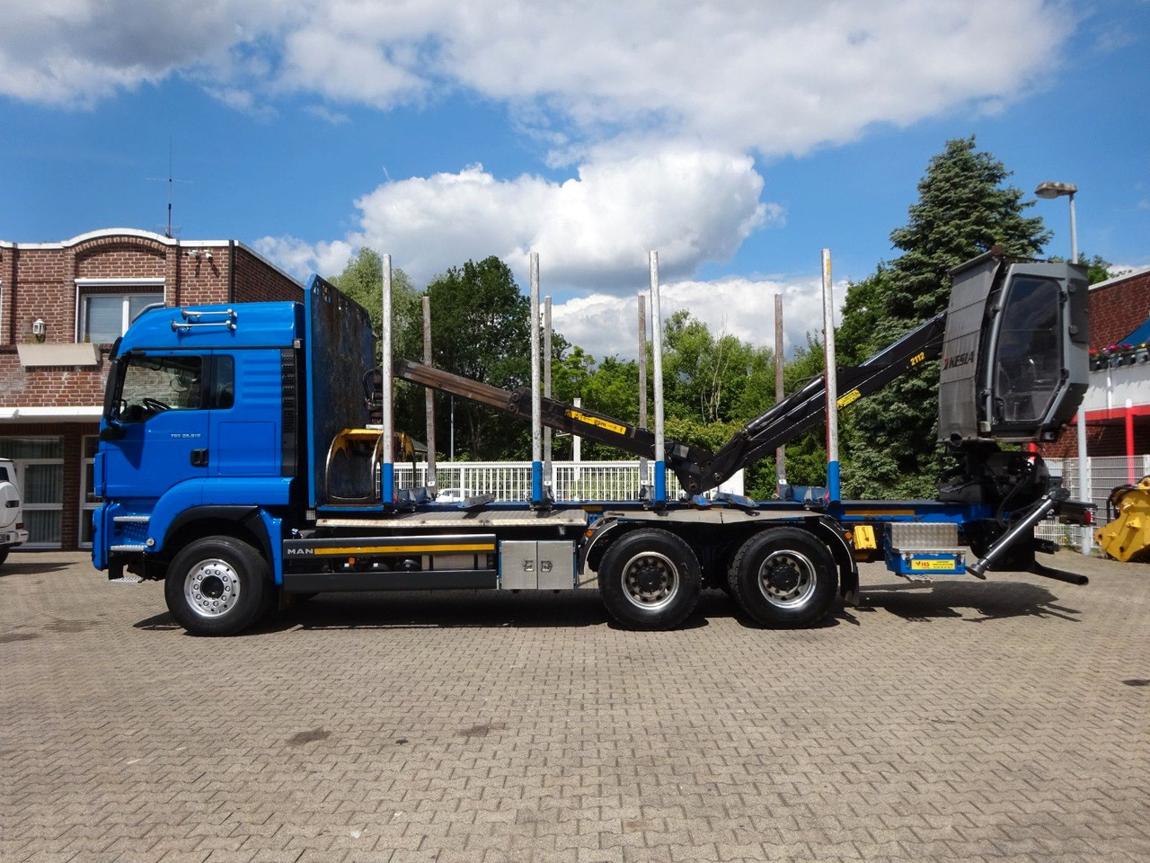 MAN 26.510 mit KESLA 2112 Holzkran+Kabine+Greifer - Nákladné vozidlo na prepravu dreva, Auto s hydraulickou rukou: obrázok 1 MAN 26.510 mit KESLA 2112 Holzkran+Kabine+Greifer - Nákladné vozidlo na prepravu dreva, Auto s hydraulickou rukou: obrázok 1